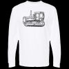 Unisex Gold Soft Touch Long Sleeve T-Shirt Thumbnail