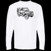 Unisex Gold Soft Touch Long Sleeve T-Shirt Thumbnail