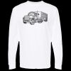 Unisex Gold Soft Touch Long Sleeve T-Shirt Thumbnail