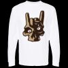 Unisex Gold Soft Touch Long Sleeve T-Shirt Thumbnail