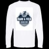 Unisex Gold Soft Touch Long Sleeve T-Shirt Thumbnail