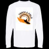 Unisex Gold Soft Touch Long Sleeve T-Shirt Thumbnail