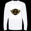 Unisex Gold Soft Touch Long Sleeve T-Shirt Thumbnail