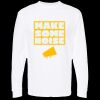 Unisex Gold Soft Touch Long Sleeve T-Shirt Thumbnail