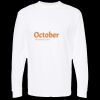 Unisex Gold Soft Touch Long Sleeve T-Shirt Thumbnail