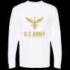 Unisex Gold Soft Touch Long Sleeve T-Shirt Thumbnail