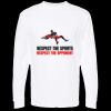 Unisex Gold Soft Touch Long Sleeve T-Shirt Thumbnail