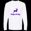 Unisex Gold Soft Touch Long Sleeve T-Shirt Thumbnail