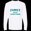 Unisex Gold Soft Touch Long Sleeve T-Shirt Thumbnail