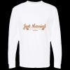 Unisex Gold Soft Touch Long Sleeve T-Shirt Thumbnail