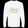 Unisex Gold Soft Touch Long Sleeve T-Shirt Thumbnail