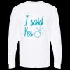 Unisex Gold Soft Touch Long Sleeve T-Shirt Thumbnail