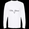 Unisex Gold Soft Touch Long Sleeve T-Shirt Thumbnail