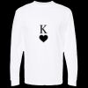 Unisex Gold Soft Touch Long Sleeve T-Shirt Thumbnail