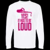 Unisex Gold Soft Touch Long Sleeve T-Shirt Thumbnail