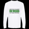 Unisex Gold Soft Touch Long Sleeve T-Shirt Thumbnail