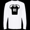 Unisex Gold Soft Touch Long Sleeve T-Shirt Thumbnail