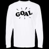 Unisex Gold Soft Touch Long Sleeve T-Shirt Thumbnail