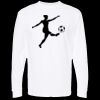 Unisex Gold Soft Touch Long Sleeve T-Shirt Thumbnail