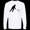Unisex Gold Soft Touch Long Sleeve T-Shirt Thumbnail