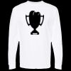 Unisex Gold Soft Touch Long Sleeve T-Shirt Thumbnail