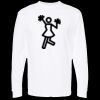 Unisex Gold Soft Touch Long Sleeve T-Shirt Thumbnail