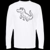 Unisex Gold Soft Touch Long Sleeve T-Shirt Thumbnail