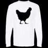 Unisex Gold Soft Touch Long Sleeve T-Shirt Thumbnail