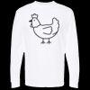 Unisex Gold Soft Touch Long Sleeve T-Shirt Thumbnail