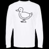 Unisex Gold Soft Touch Long Sleeve T-Shirt Thumbnail