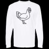 Unisex Gold Soft Touch Long Sleeve T-Shirt Thumbnail