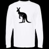 Unisex Gold Soft Touch Long Sleeve T-Shirt Thumbnail