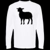 Unisex Gold Soft Touch Long Sleeve T-Shirt Thumbnail