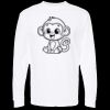 Unisex Gold Soft Touch Long Sleeve T-Shirt Thumbnail