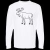 Unisex Gold Soft Touch Long Sleeve T-Shirt Thumbnail