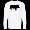 Unisex Gold Soft Touch Long Sleeve T-Shirt Thumbnail
