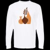 Unisex Gold Soft Touch Long Sleeve T-Shirt Thumbnail