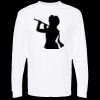 Unisex Gold Soft Touch Long Sleeve T-Shirt Thumbnail