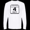Unisex Gold Soft Touch Long Sleeve T-Shirt Thumbnail