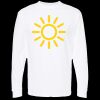 Unisex Gold Soft Touch Long Sleeve T-Shirt Thumbnail