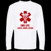 Unisex Gold Soft Touch Long Sleeve T-Shirt Thumbnail