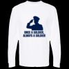 Unisex Gold Soft Touch Long Sleeve T-Shirt Thumbnail