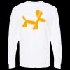 Unisex Gold Soft Touch Long Sleeve T-Shirt Thumbnail