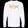 Unisex Gold Soft Touch Long Sleeve T-Shirt Thumbnail