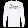 Unisex Gold Soft Touch Long Sleeve T-Shirt Thumbnail