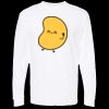 Unisex Gold Soft Touch Long Sleeve T-Shirt Thumbnail
