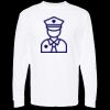 Unisex Gold Soft Touch Long Sleeve T-Shirt Thumbnail
