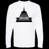 Unisex Gold Soft Touch Long Sleeve T-Shirt Thumbnail