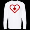 Unisex Gold Soft Touch Long Sleeve T-Shirt Thumbnail