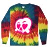 Unisex Tie-Dyed Long Sleeve T-Shirt Thumbnail